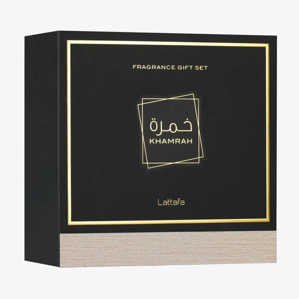 Lattafa Khamrah 3 Pcs Gift Set